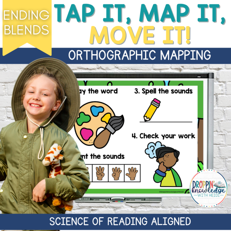 Tap It, Map It, Move It – Word Mapping ENDING BLENDS with Movement!