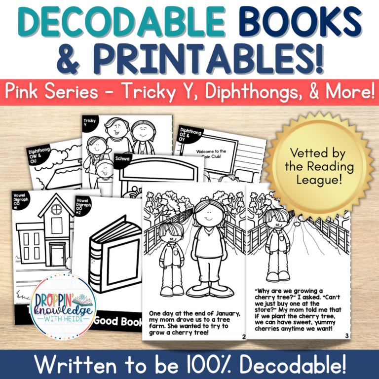 Decodable Adventures Series – 100% Decodable Books & Activities – UNIT 5 Tricky Y