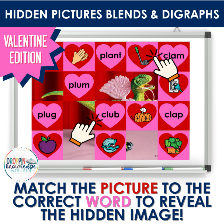 Blends & Digraphs Decoding Game! – Phonics Google Slides No Prep Valentine’s Day