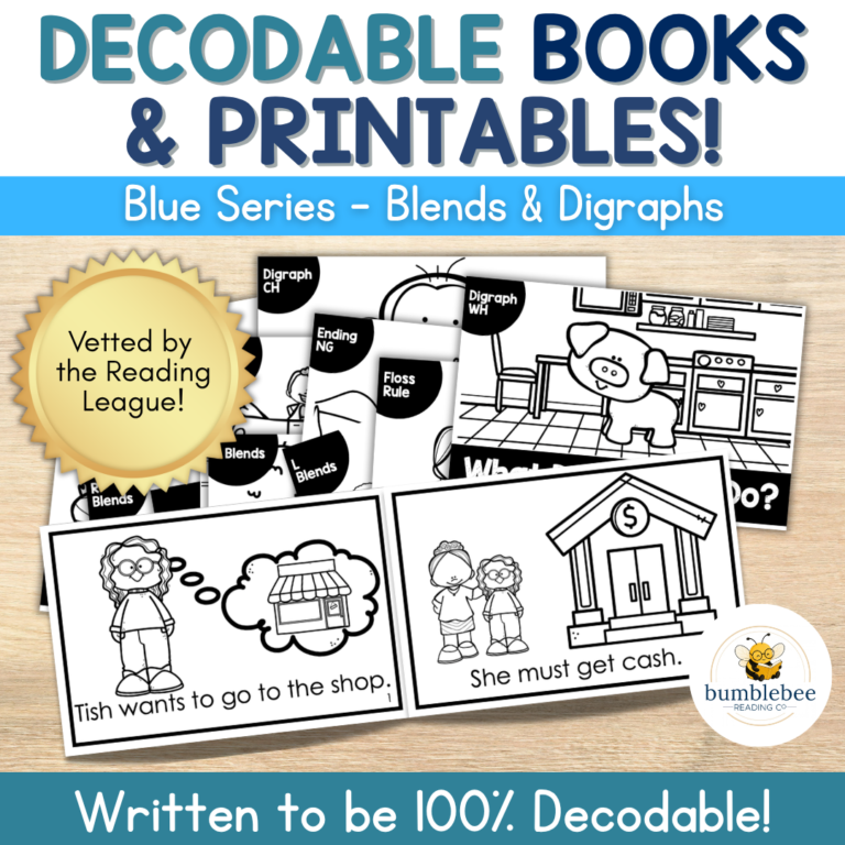 Decodable Adventures Series – 100% Decodable Books & Activities -UNIT 2 Blends Digraphs