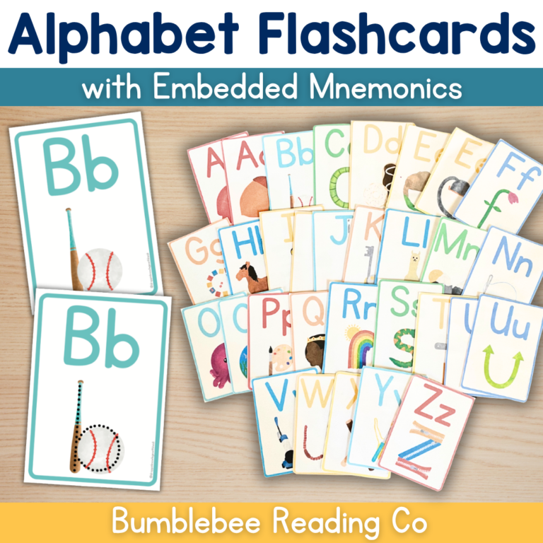 Embedded Mnemonics – Alphabet Flashcards