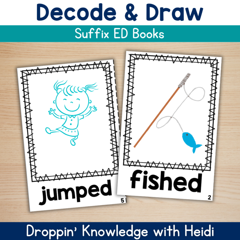Decode & Draw ED Ending Words – EXCLUSIVE