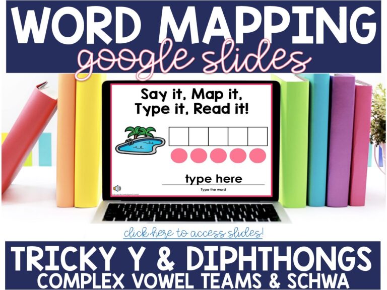 Orthographic Mapping – Google Slides – Diphthongs, Complex Vowel Teams, Schwa