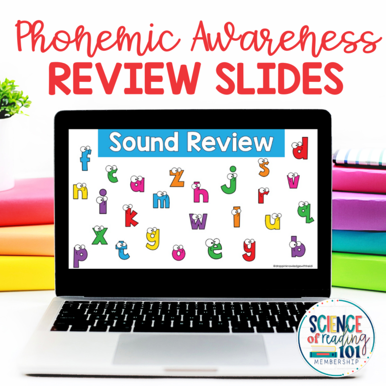Phonemic Awareness Review Slides – Show & Go! EXCLUSIVE