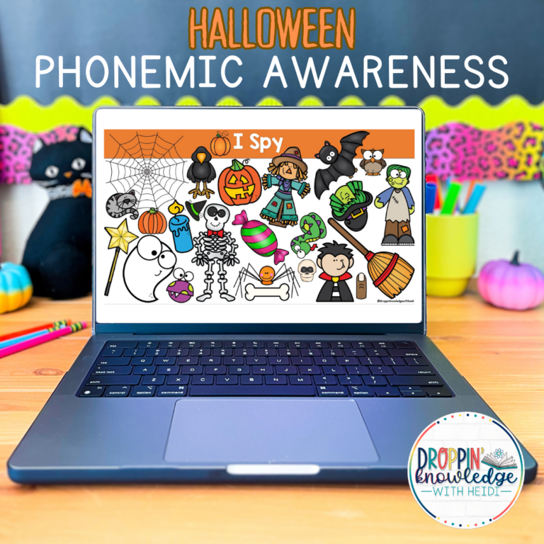 Phonemic Awareness I Spy – Halloween