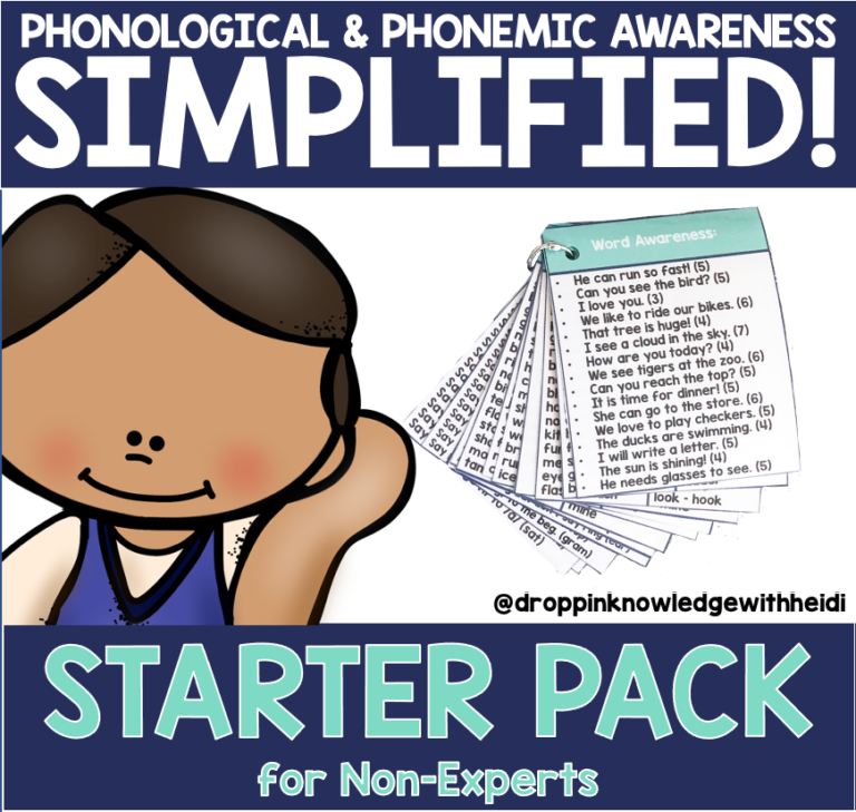 Phonological & Phonemic Awareness Simplified!