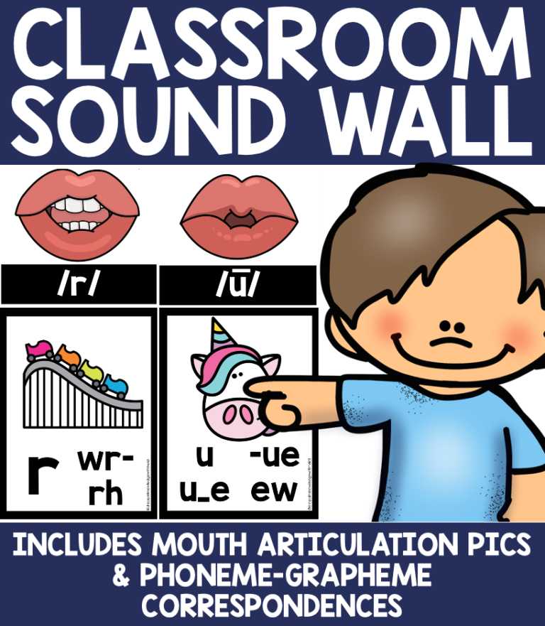 Sound Wall with CLIPART Pictures