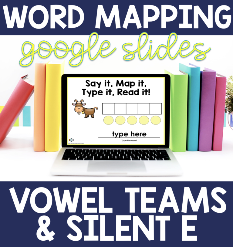 Orthographic Mapping – Google Slides – Vowel Teams, Silent E, Floss Words Unit 3