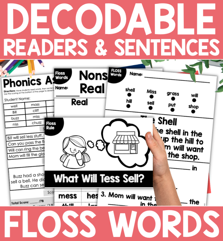 Decodable Floss Rule Pack – Science of Reading Aligned