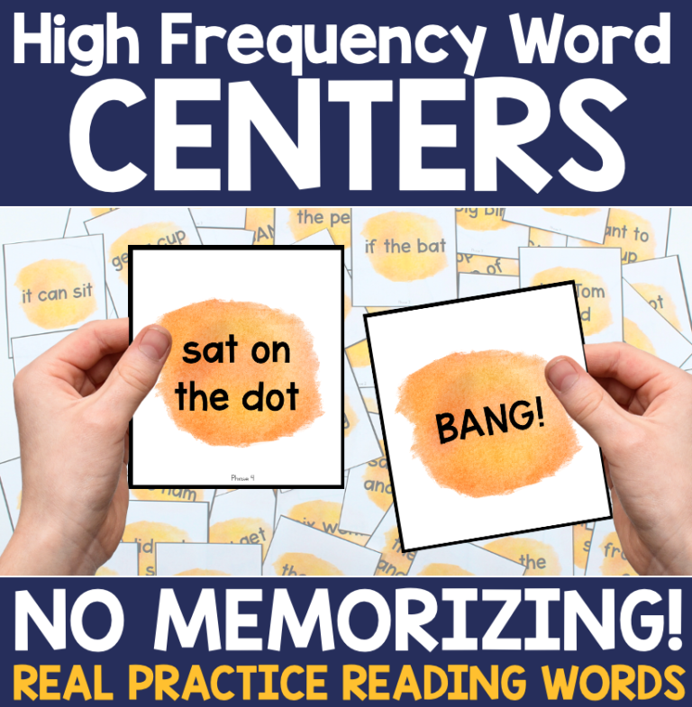 Sight Word Center – NO MEMORIZING – Science of Reading Aligned UNIT 1