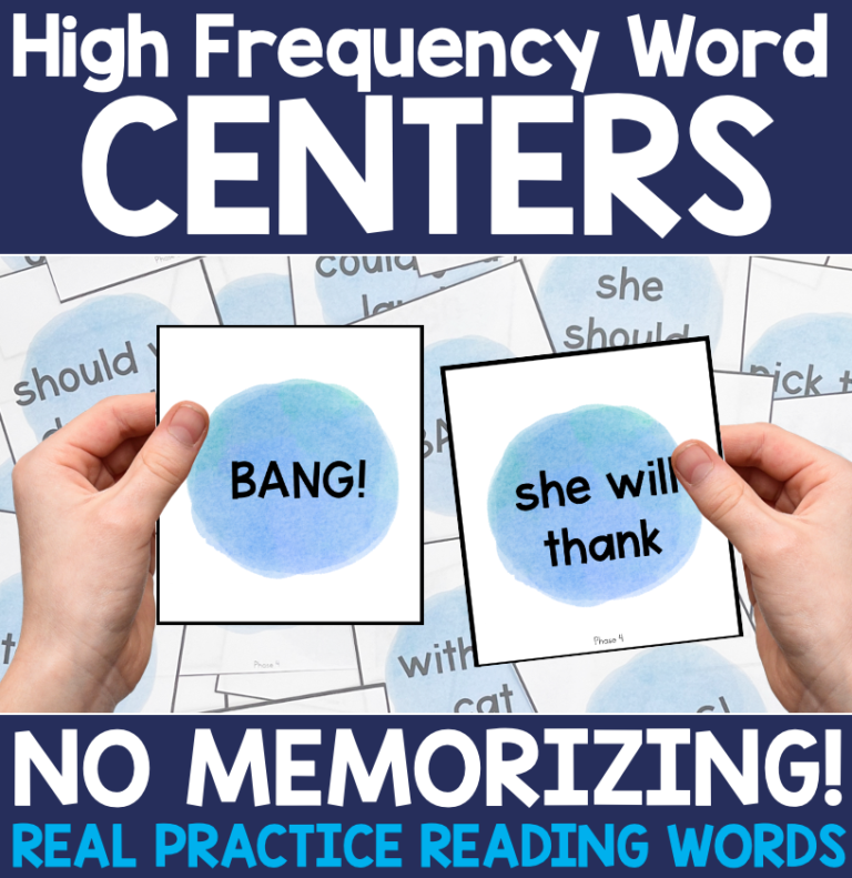 Sight Word Center – NO MEMORIZING – Science of Reading Aligned UNIT 2