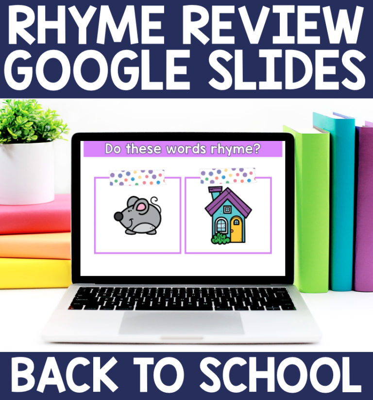 Rhyming Skills Review – Google Slides Game
