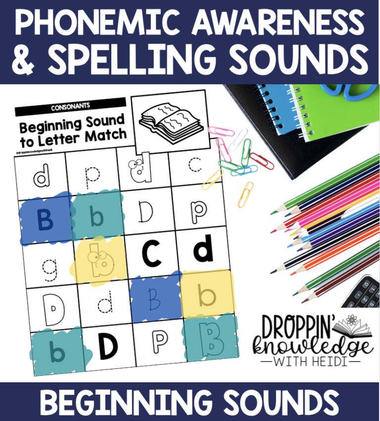 Alphabet Beginning Sound Letter Match – EXCLUSIVE