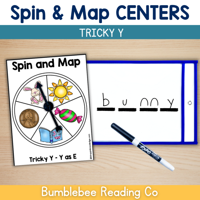 Orthographic Word Mapping with Spinners – Tricky Y