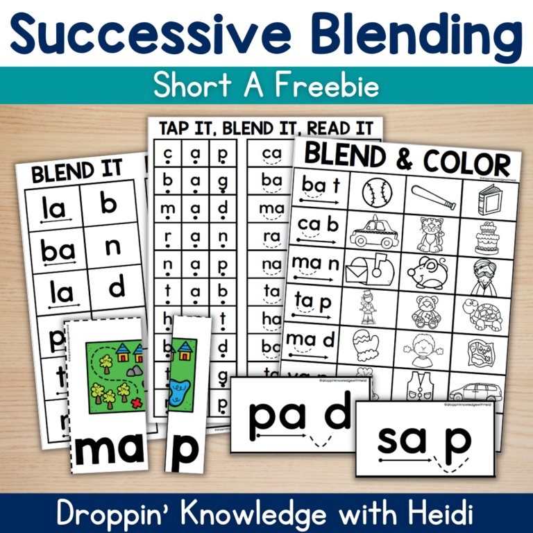 Successive Blending – Short A Words